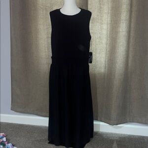 Jones New York Black sleeveless dress for all seasons XXL